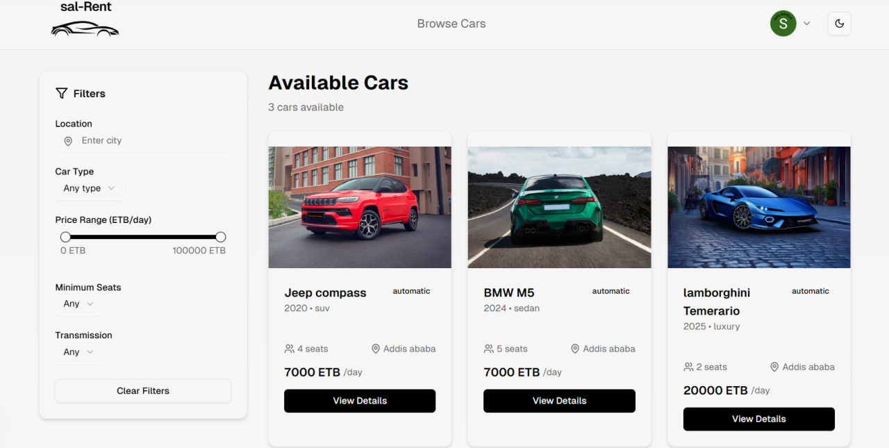 Carental screenshot 2