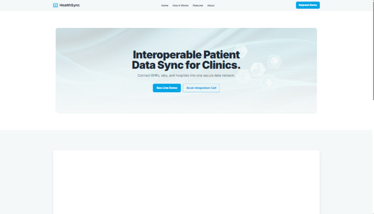 HealthSync screenshot 2
