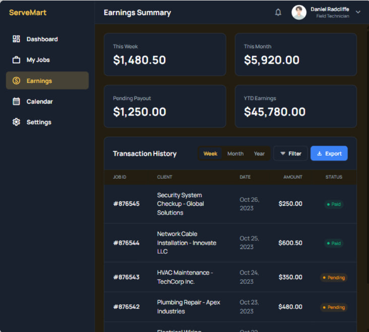 ServeMart screenshot 3
