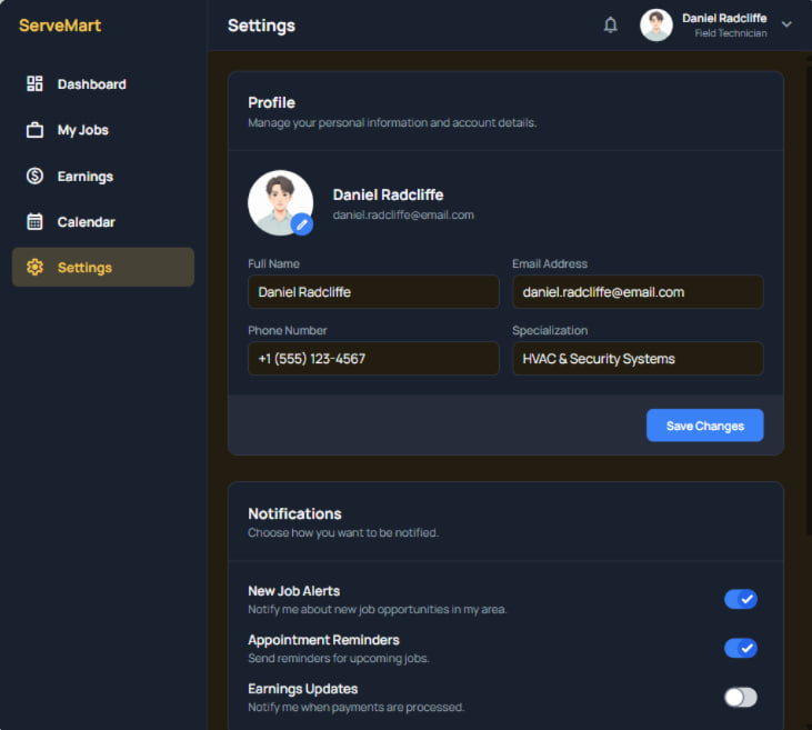 ServeMart screenshot 5
